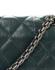 Aged Calfskin Quilted 2.55 Reissue 226 Flap Green