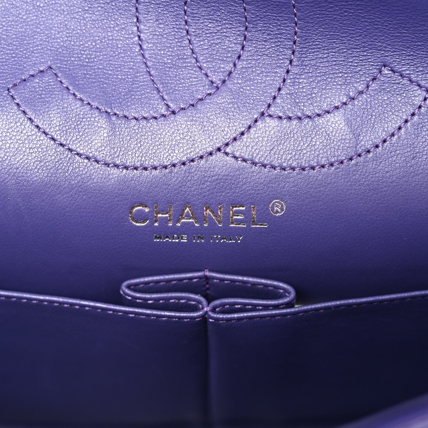 Lambskin Quilted 2.55 Reissue 226 Flap Purple
