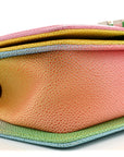 Caviar Quilted Small Cuba Rainbow Boy Flap  Multicolor