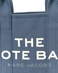 Cotton Canvas Small The Traveler Tote Bag Blue