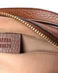 New Denim GG Monogram Dollar Calfskin Mini Ophidia Shoulder Bag Blue Tea Cuir Epilog