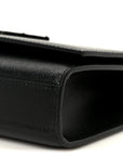Grain De Poudre Small Classic Monogram Monochrome Kate Satchel Black