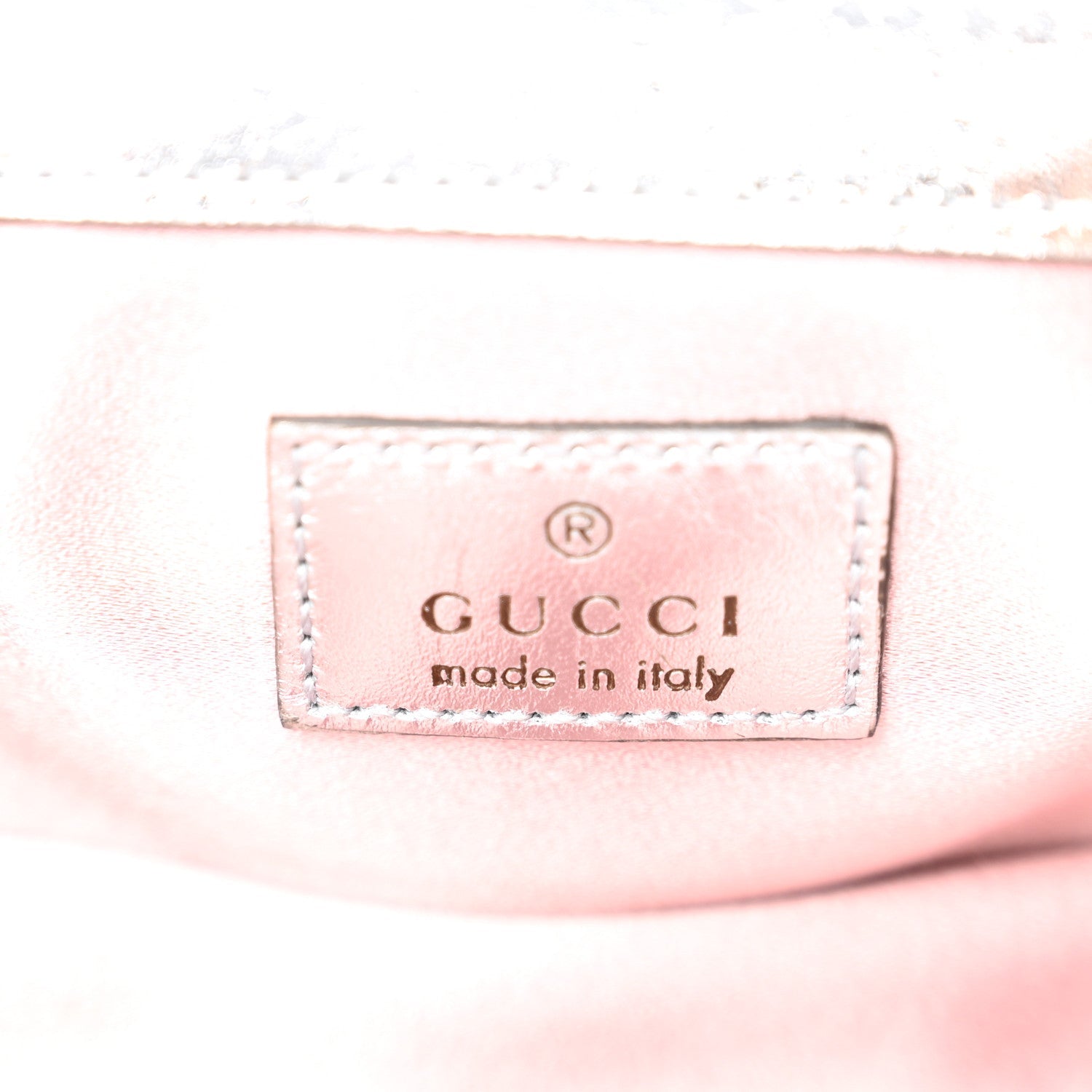 Iridescent Nappa Chevron Matelasse Super Mini GG Marmont Shoulder Bag Iridescent Escape Pink