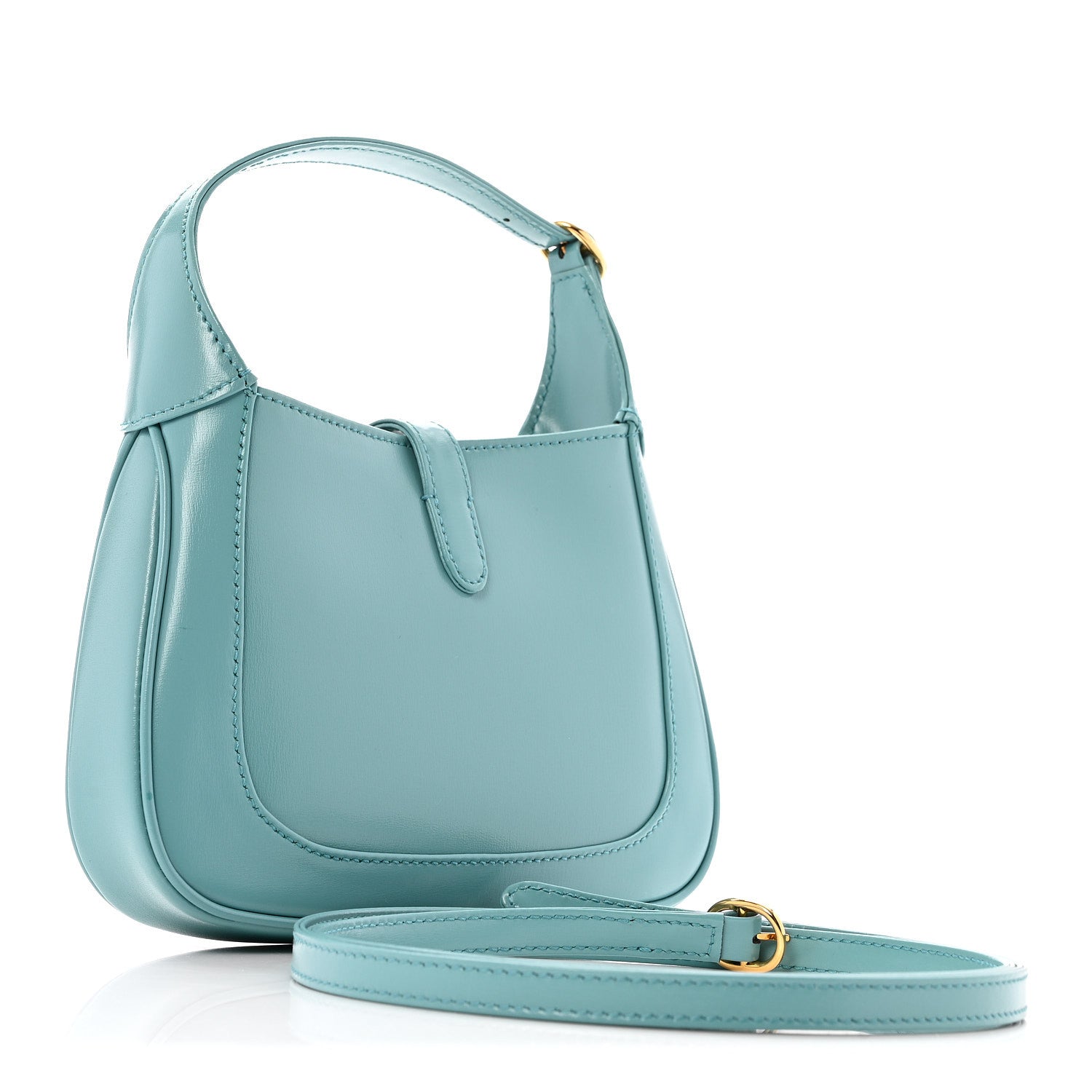 Boarded Dyana Lux Calfskin Mini Jackie 1961 Hobo Dusty Azure