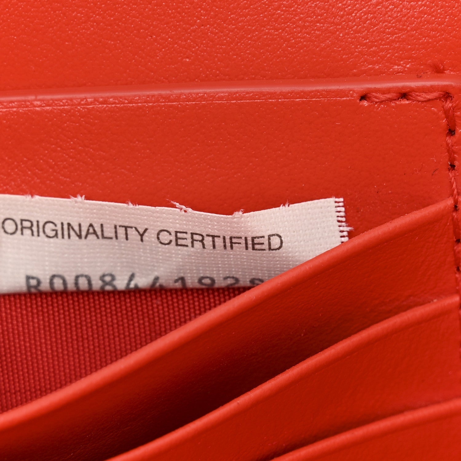 Nappa Intrecciato Long Andiamo Top Handle Clutch Orange