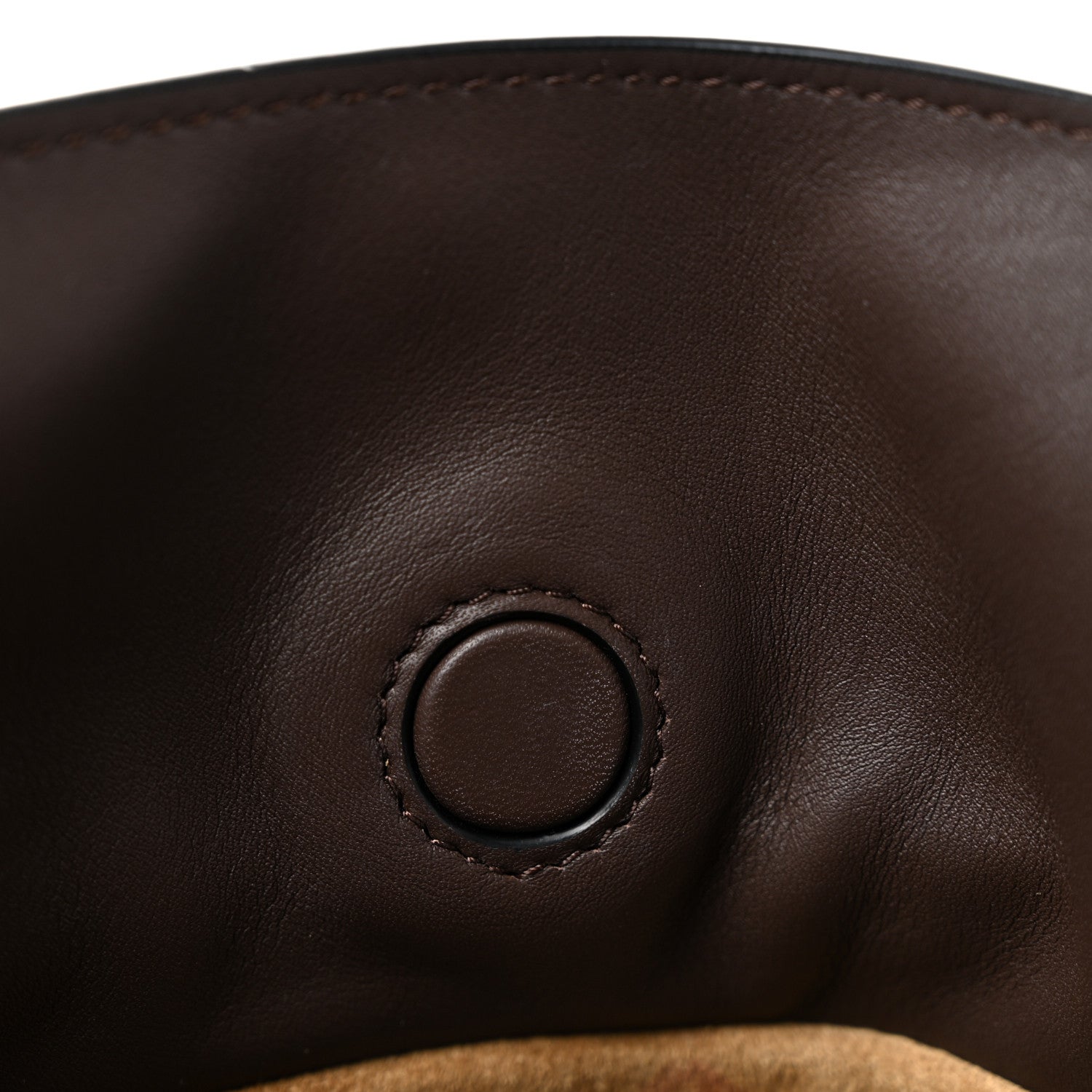 Calfskin Mini Flamenco Knot Bag Chocolate