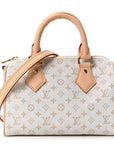 Monogram Mini Jacquard Speedy Bandouliere 20 Mastic Cream