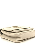 Crinkled Calfskin Matelasse Monogram Baby Niki Chain Satchel Crema Soft