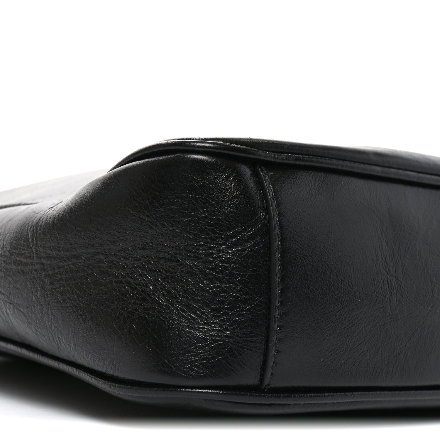 Lambskin Large JC Soft Hobo Bag Black