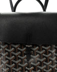 Goyardine Calfskin Mini Alpin Backpack Black