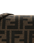 Fabric Jacquard FF 1974 Mini Baguette Tobacco Moro Black
