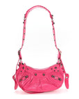 Agneau Arena Le Cagole Shoulder Bag XS Hot Pink