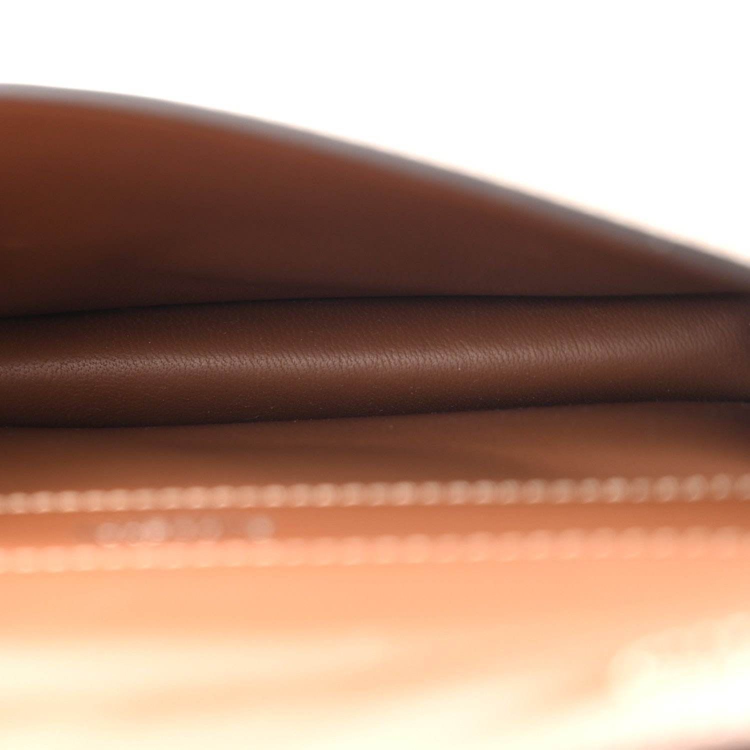 Smooth Calfskin Canvas Horseferry Print Mini Title Bag with Pocket Natural Malt Brown