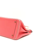 Chevre Mysore Horseshoe Birkin 30  Rose Lipstick Gris Perle