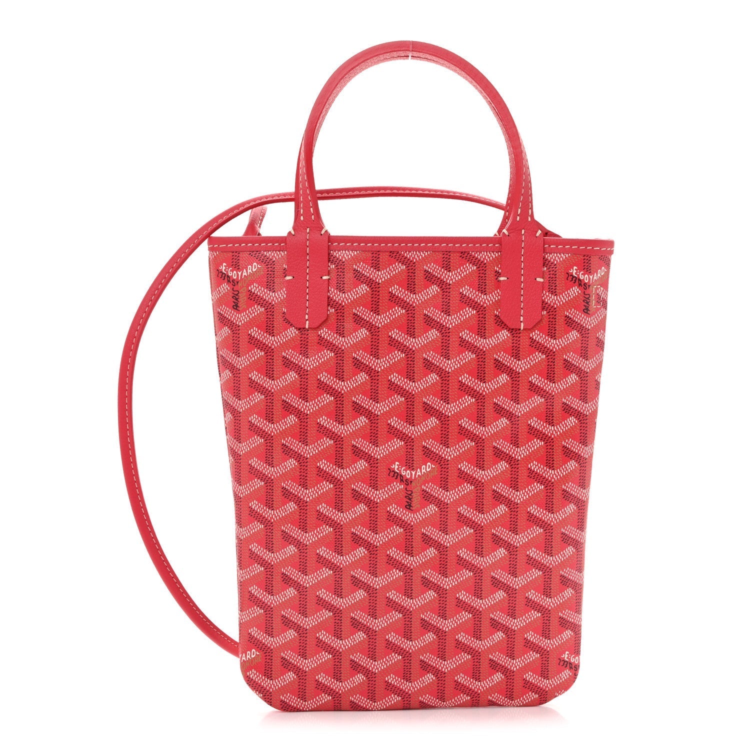 Goyardine Le Jardin Poitiers Tote PM Fuchsia