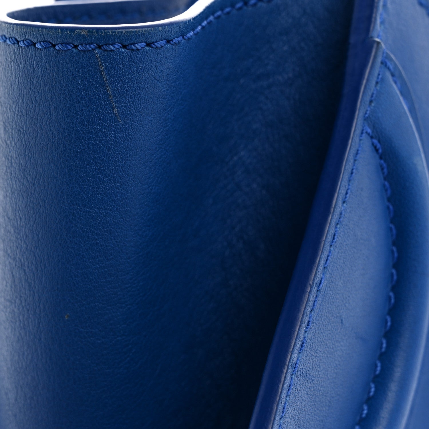 Smooth Calfskin Micro Luggage Royal Blue
