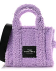 Polyester Cotton Small The Teddy Traveler Tote Bag Lilac