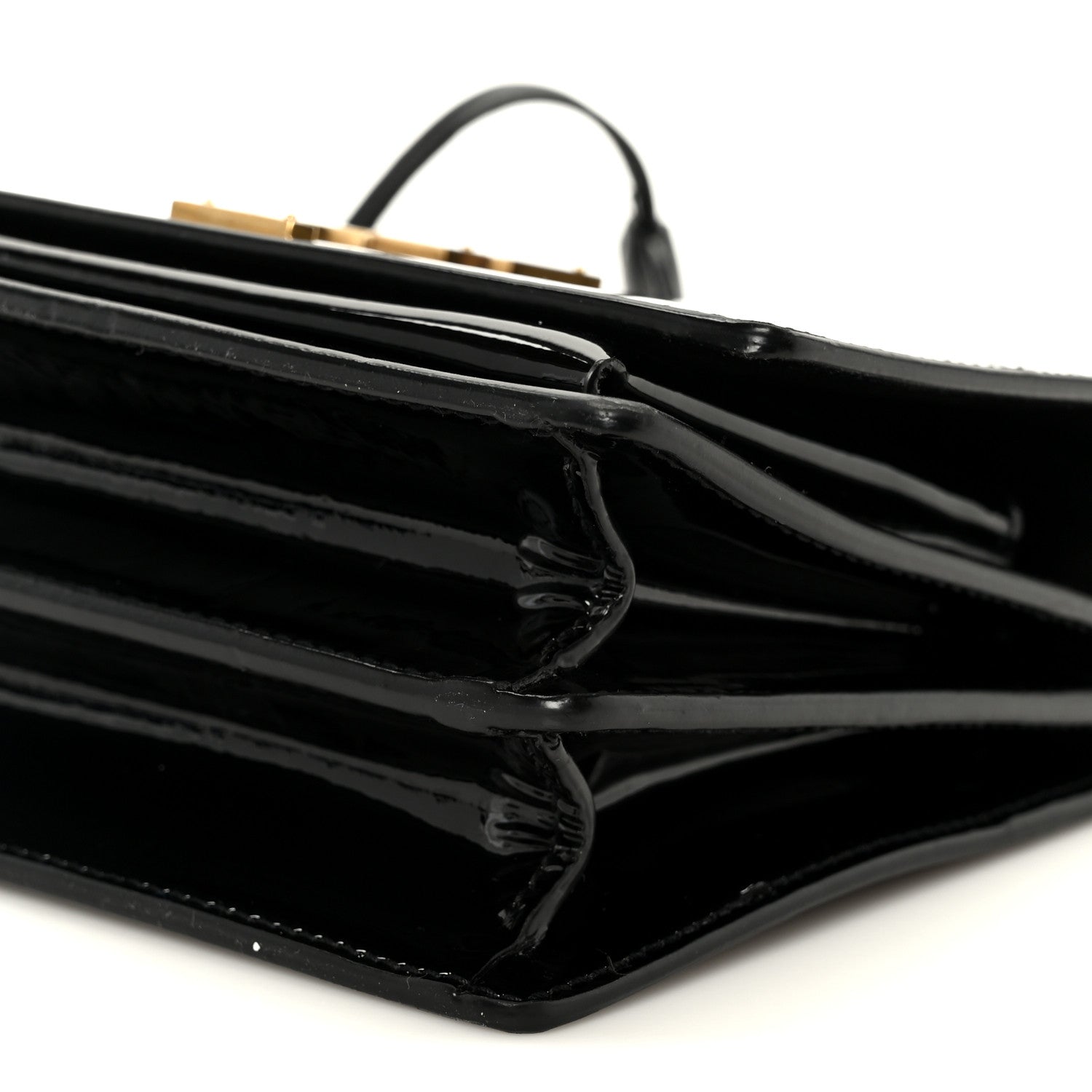 Patent Small Monogram Sunset Black