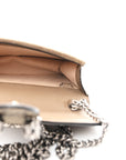 GG Supreme Monogram Super Mini Dionysus Shoulder Bag Taupe