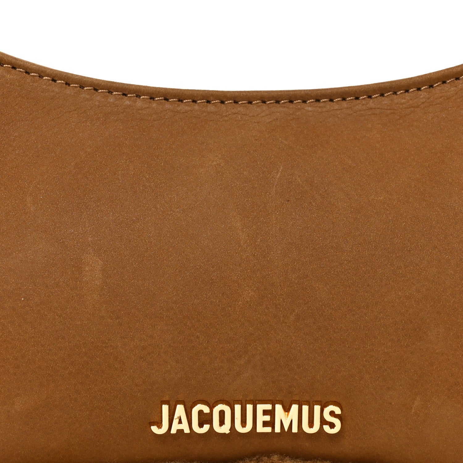 Suede Shearling Le Bisou Doux Camel