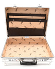 Aluminum Junkers F13 Collection Classic Flight Attache Briefcase Silver