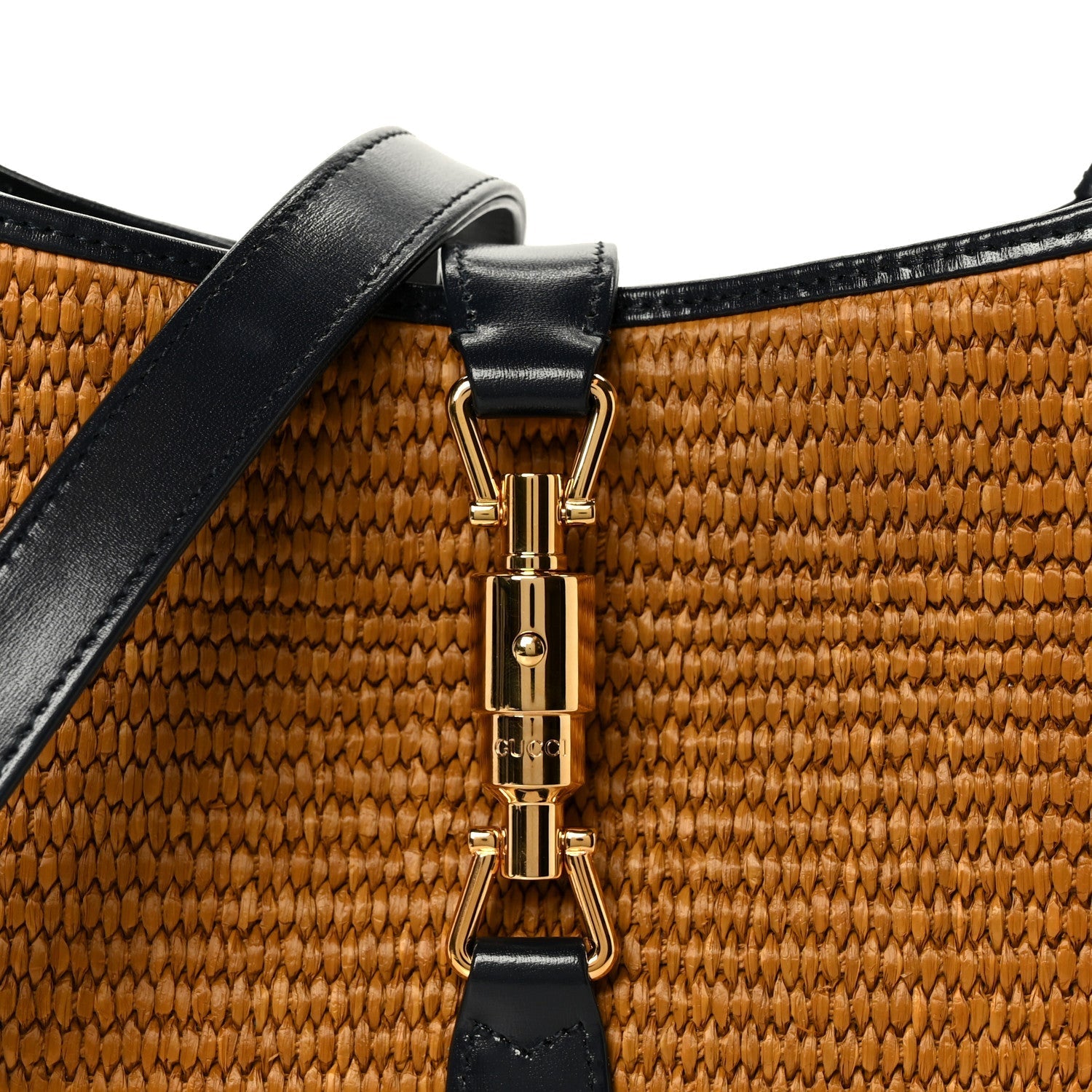 Straw Lux Boarded Dyana Lux Calfskin Small Jackie 1961 Hobo Natural Blue