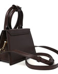 Smooth Calfskin Le Chiquito Noeud Dark Brown