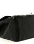 Caviar Quilted Maxi Double Flap Black