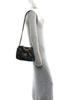 Lambskin Quilted Medium CHNL 19 Flap Black