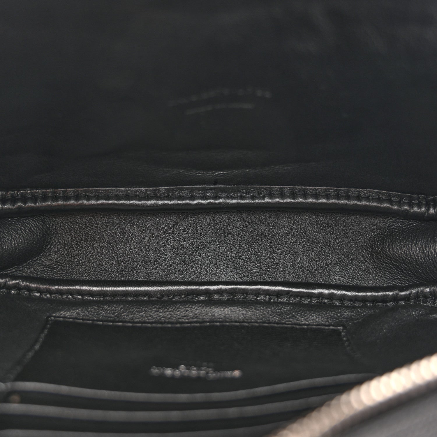 Grain De Poudre Matelasse Monogram Mini Lou Camera Bag Black