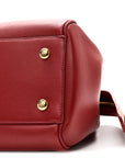 Supple Calfskin Medium Madrid Bag Dark Burgundy