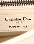 Lambskin Macrocannage Small D1OR Caro Bag Ivory