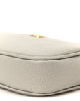 Dollar Calfskin Super Mini GG Marmont Chain Shoulder Bag Deep Grey