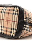 Haymarket Check Medium Golderton Tote Chocolate