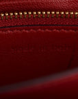 Box Calfskin Small Classic Box Flap Bag Red