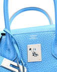 Togo BIRKIN 30 Bleu Zanzibar