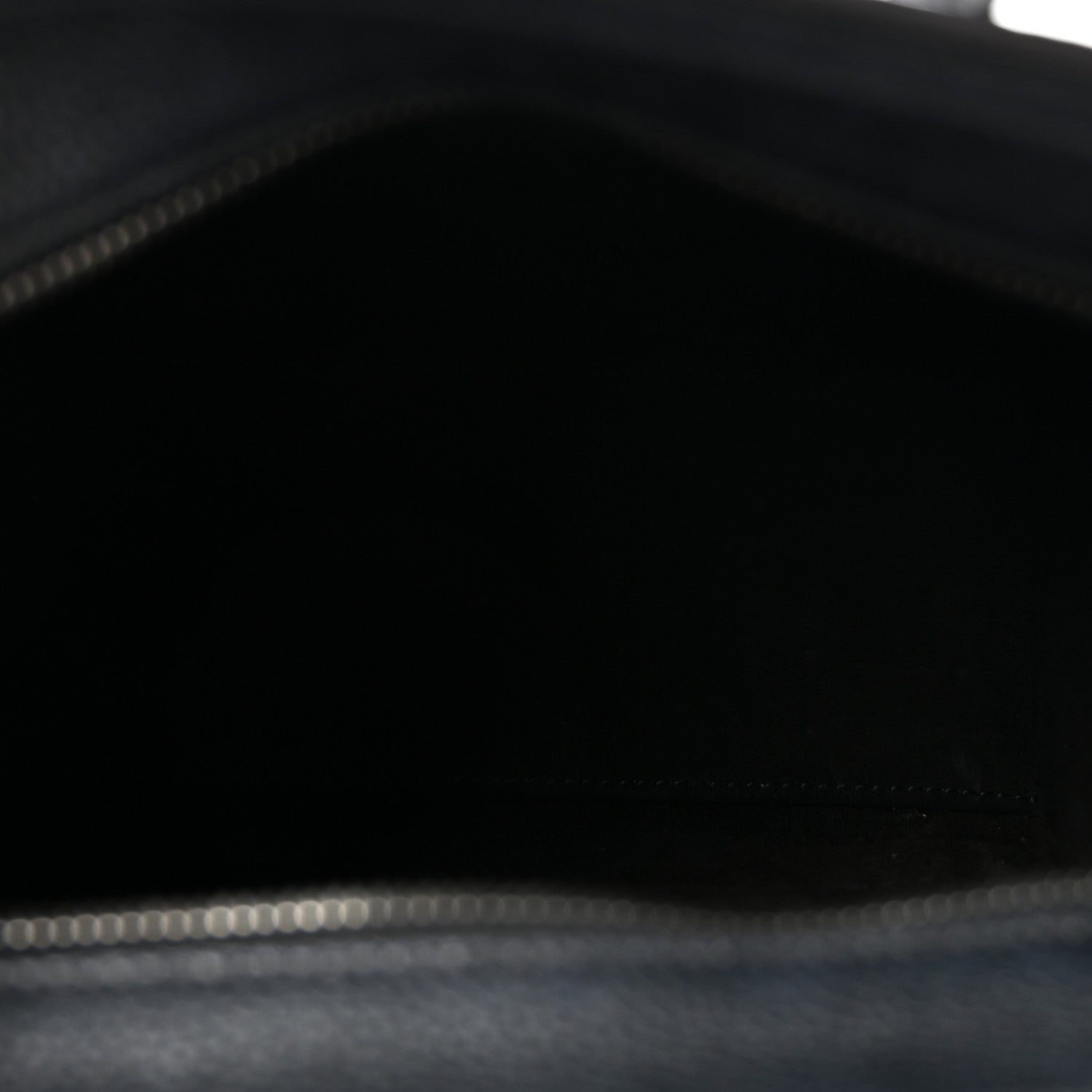 Drummed Calfskin Nano Luggage Black