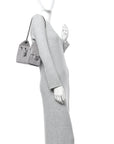 Caviar Quilted Mini CHNL 25 Handbag Dark Grey