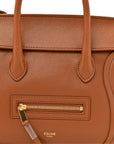 Supple Shiny Lambskin Small New Luggage Soft Tan