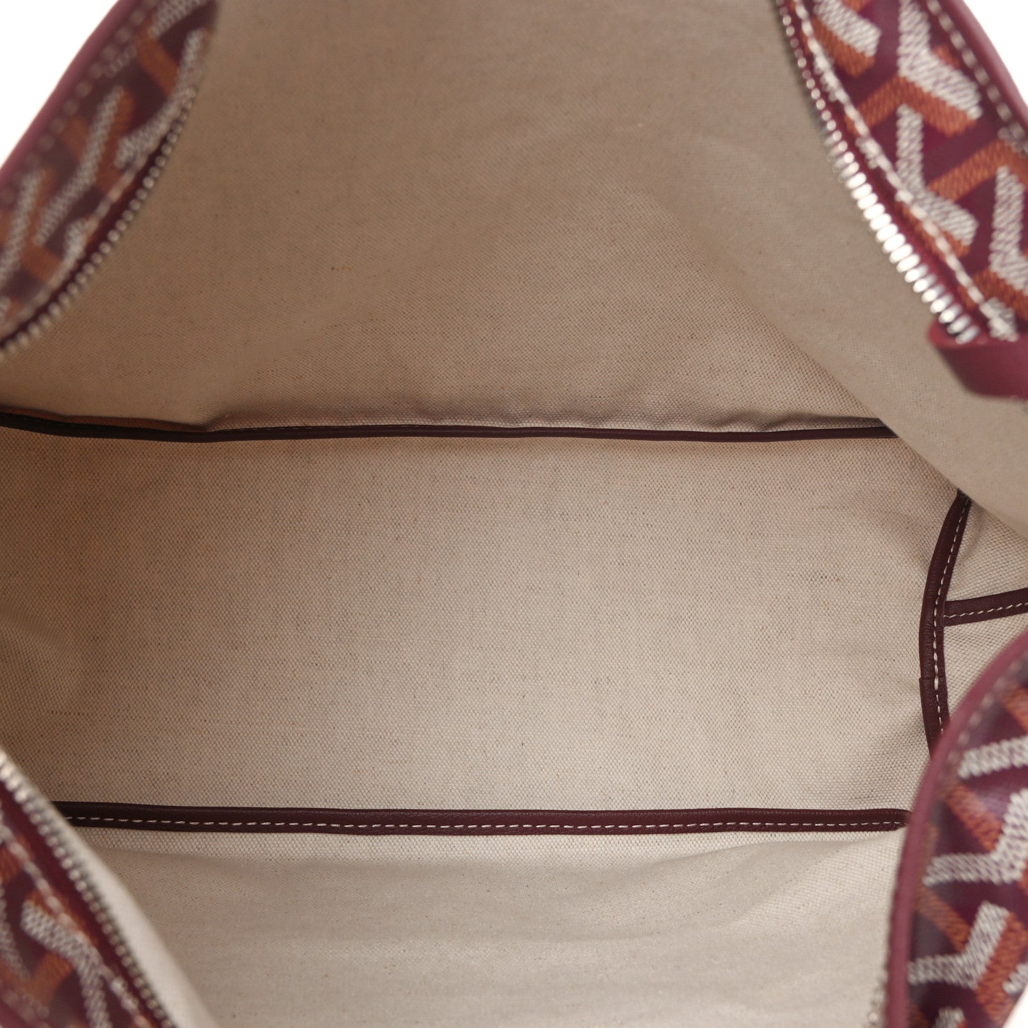 Goyardine Boheme Hobo Burgundy