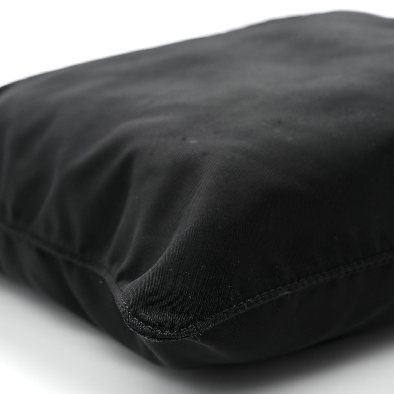 Nylon Vela Flat Messenger Bag Black