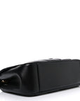 Lambskin Chevron Quilted Medium Loulou Black