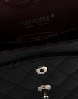 Caviar Quilted Small Double Flap Black