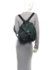 Nylon Vela Medium Backpack Green