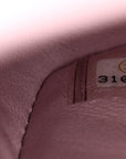 Caviar Quilted Medium Double Flap Light Pink