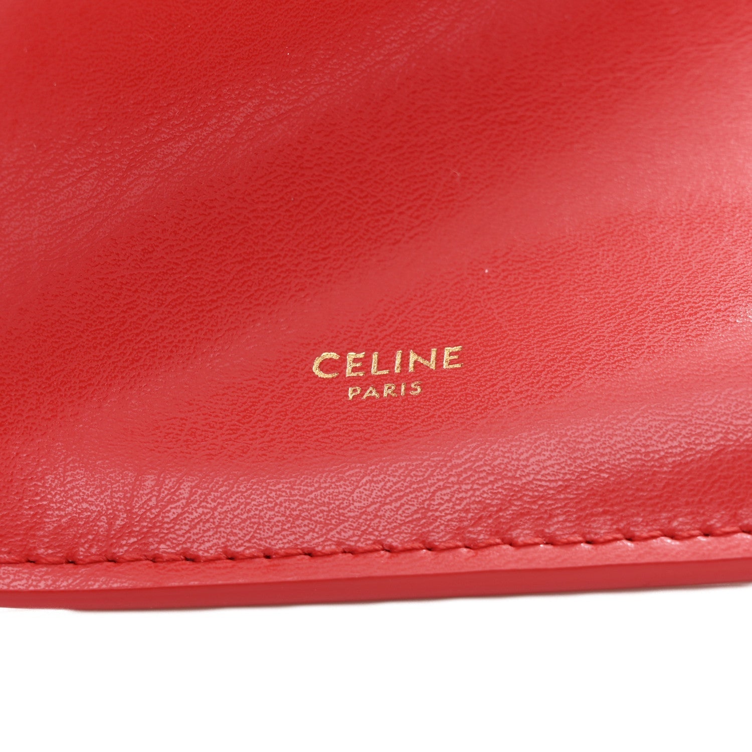 Glossy Calfskin Flat Luggage Shoulder Bag Ultra Red