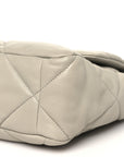 Lambskin Quilted Large CHNL 19 Flap Grey