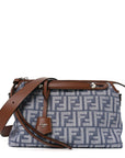 Denim Vitello Grace FF Mini By The Way Boston Bag  Blue