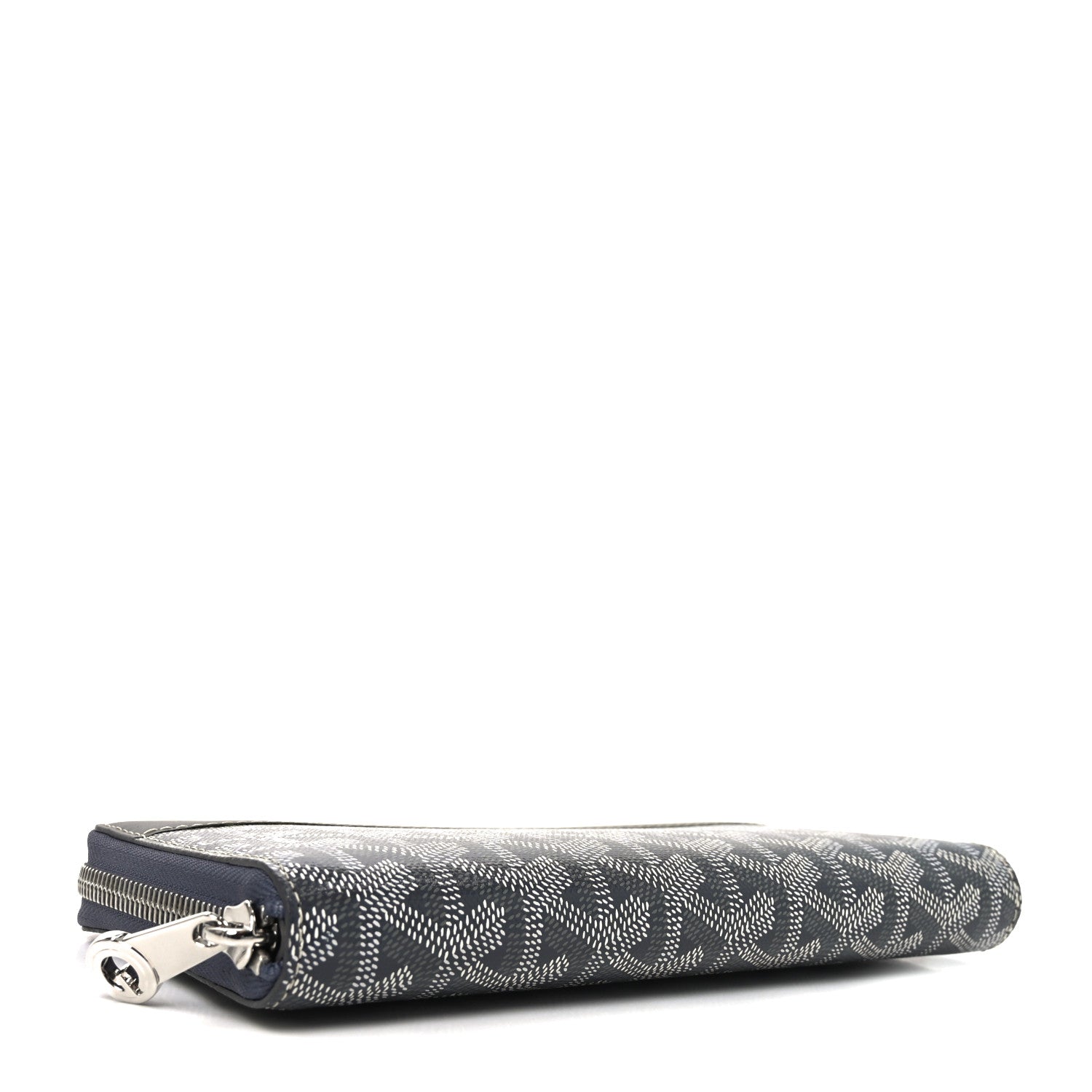 Goyardine Matignon Zip Around GM Wallet Grey