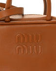 Calfskin Beau Micro Bag Cognac